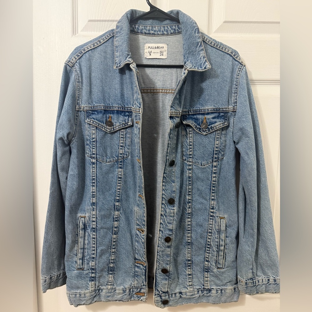 Pull&Bear Classic Blue Denim Jacket